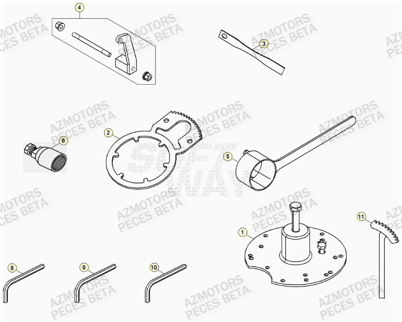 Outils BETA Pieces BETA RR 2T 300 - (2021)