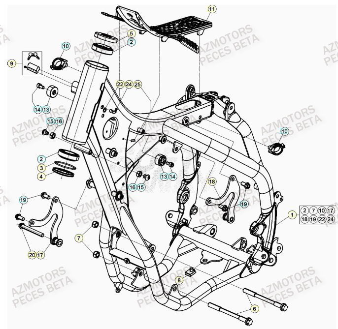 CHASSIS BETA RR 300 2T 2022