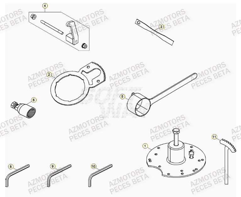 Outils BETA Pieces BETA RR 2T 300 - (2022)