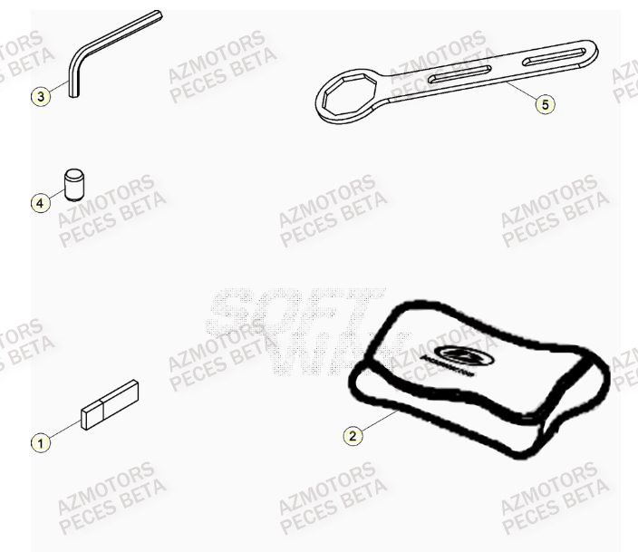 Manuel BETA Pieces BETA RR 2T 300 - (2023)