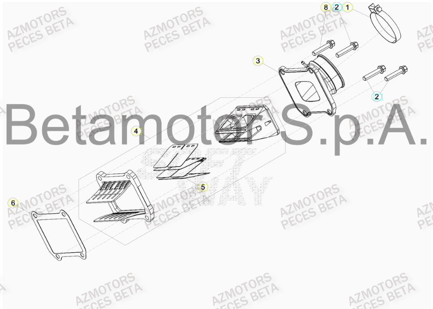 Admission BETA Pieces BETA RR 2T 300 HOLCOMBE REPLICA - (2019)