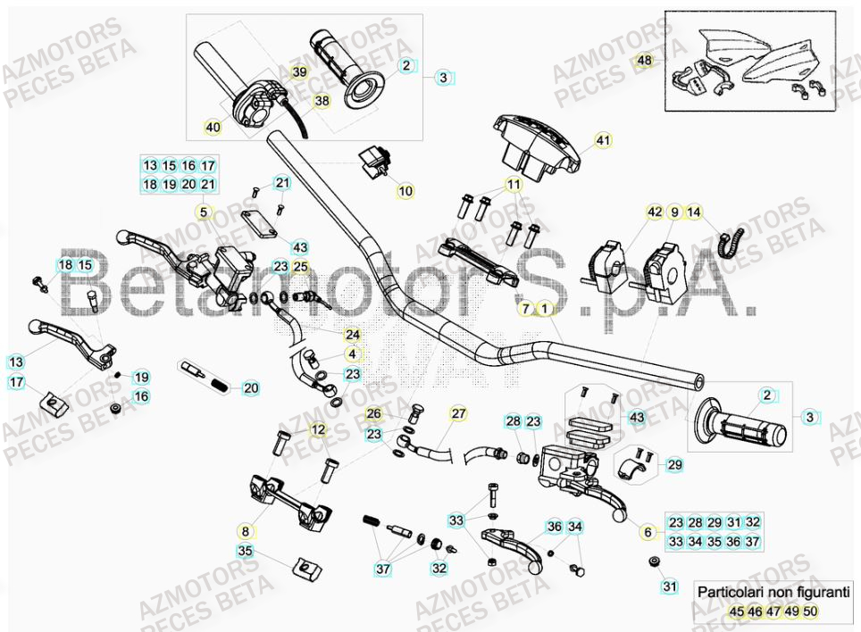 Guidon BETA Pieces BETA RR 2T 300 HOLCOMBE REPLICA - (2019)