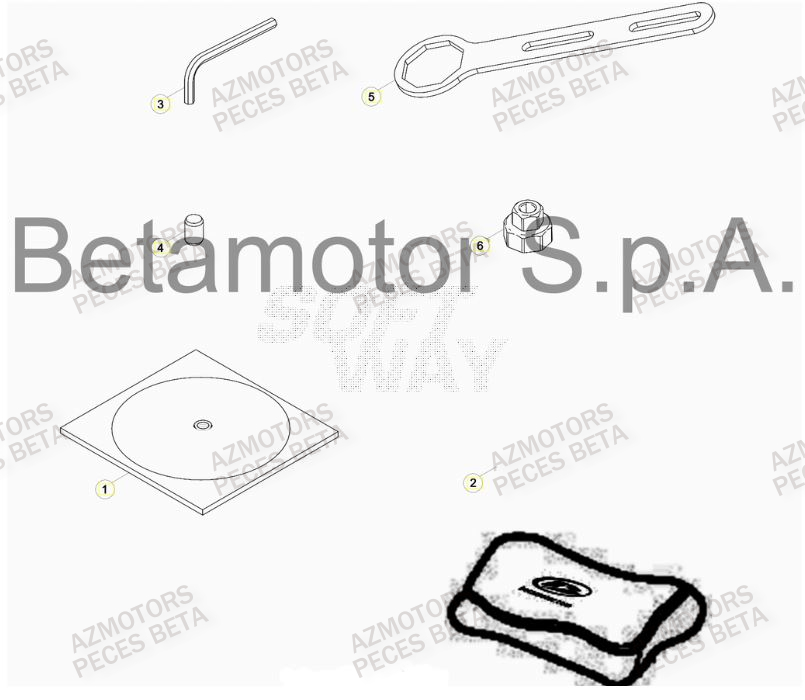 Manuel BETA Pieces BETA RR 2T 300 HOLCOMBE REPLICA - (2019)
