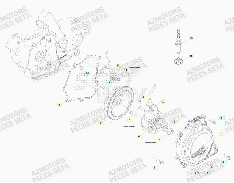 Allumage BETA Pieces BETA RR 2T 300 RACING - (2017)