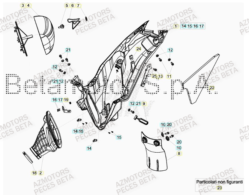 Filtre A Air BETA Pieces BETA RR 2T 300 RACING - (2019)