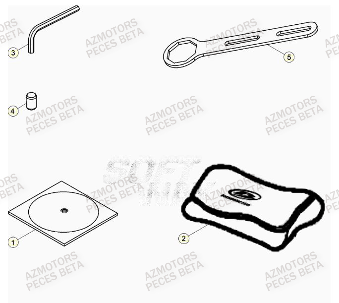 Manuel BETA Pieces BETA RR 2T 300 RACING - (2020)