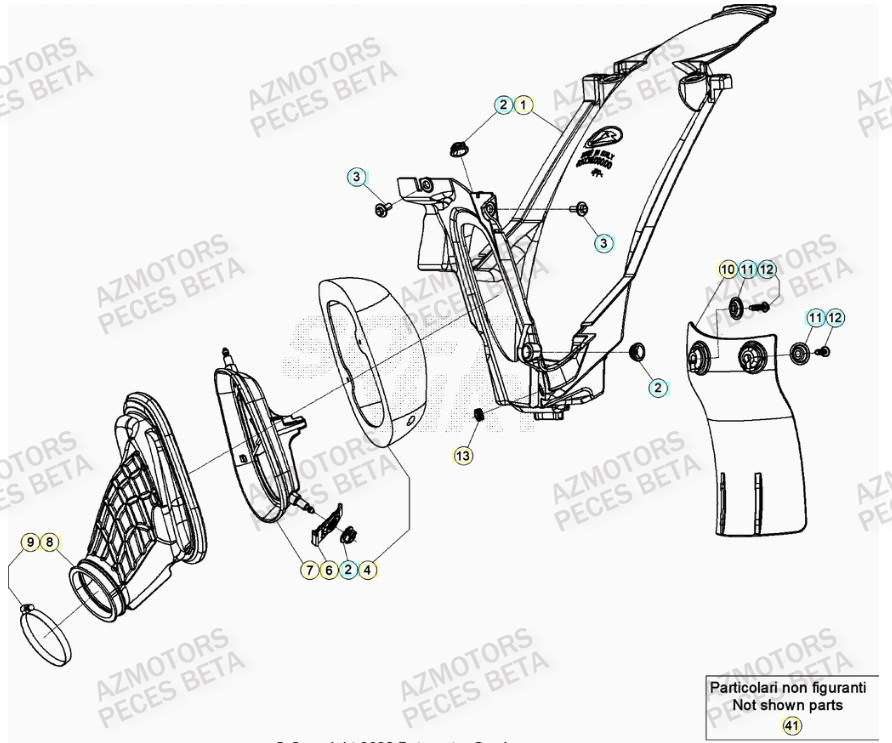 Filtre A Air BETA Pieces BETA RR 2T 300 RACING - (2021)