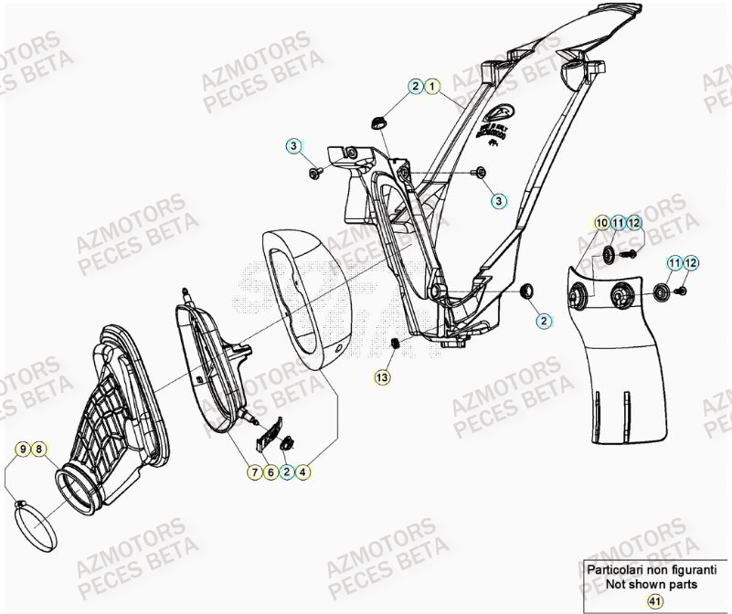 Filtre A Air BETA Pieces BETA RR 2T 300 RACING - (2022)