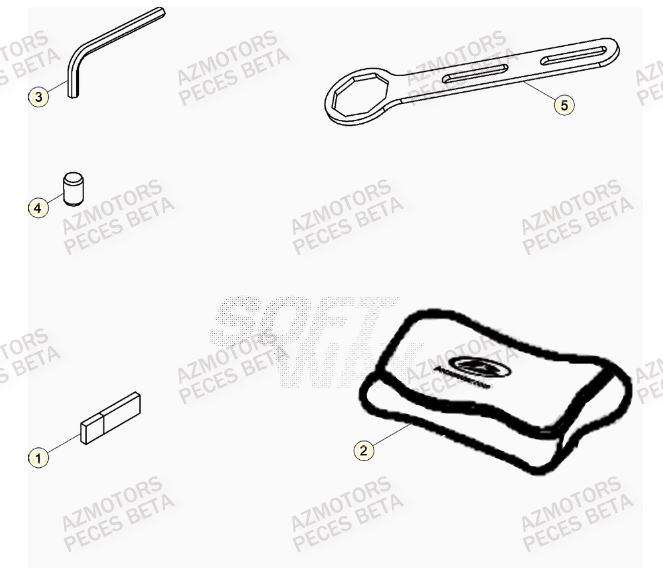 Manuel BETA Pieces BETA RR 2T 300 RACING - (2022)