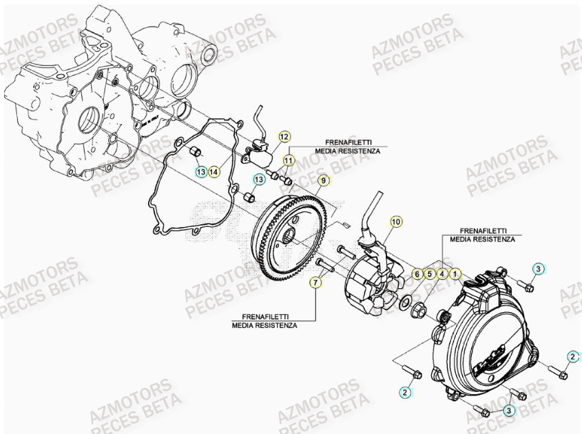 ALLUMAGE BETA Pieces BETA RR 2T 300 RACING - (2023)