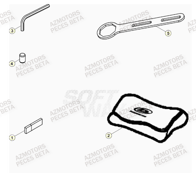 Manuel BETA Pieces BETA RR 2T 300 RACING - (2023)