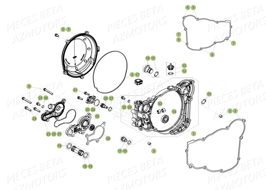 BOUCHON REMPL. D HUILE BETA pour COUVERCLE D EMBRAYAGE de RR 300 RC 2T MY18