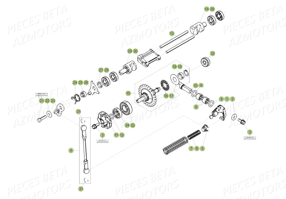 Installation De Refroidissement BETA Pieces BETA RR 2T 300 RACING - (2018)