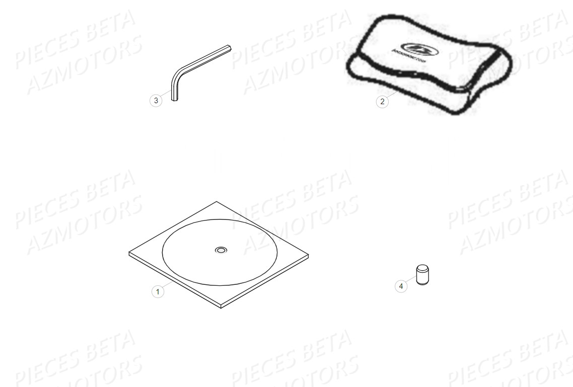 Outillage Trousse BETA Pieces BETA RR 2T 300 RACING - (2018)
