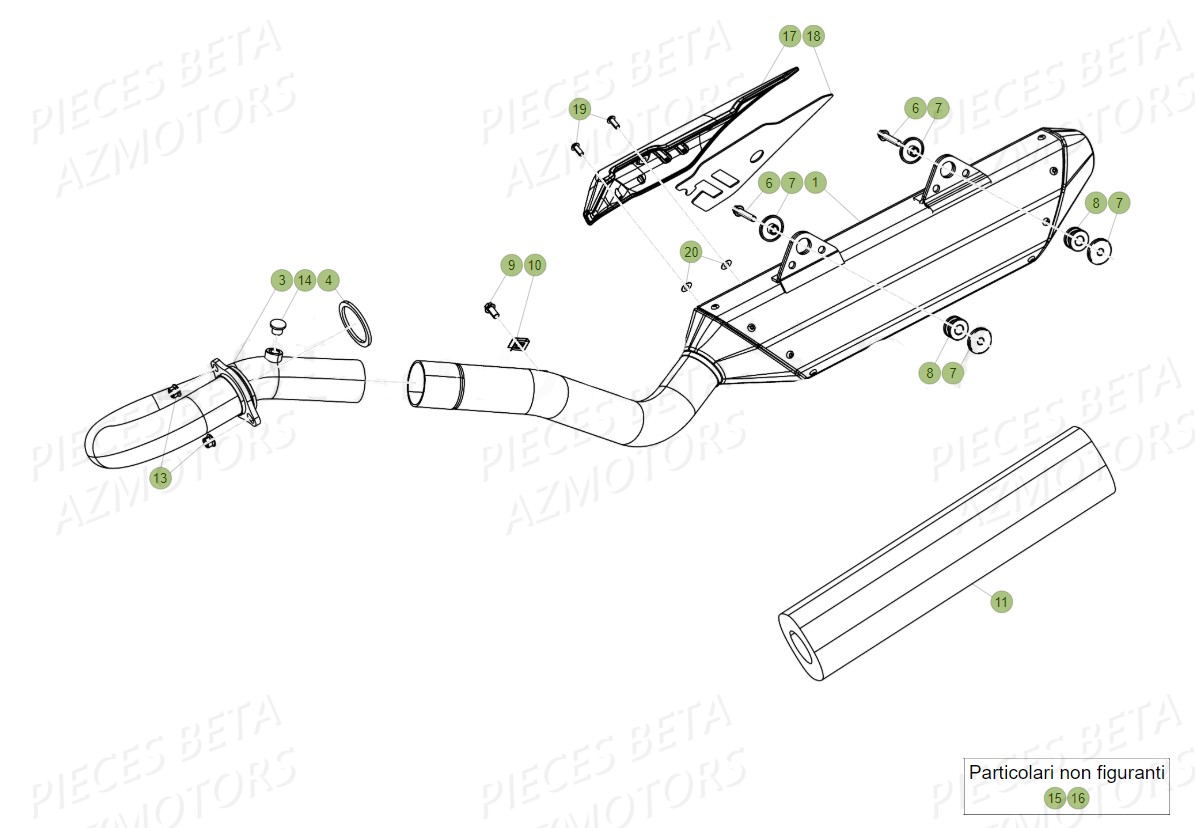 ECHAPPEMENT BETA RR 350 4T 2019