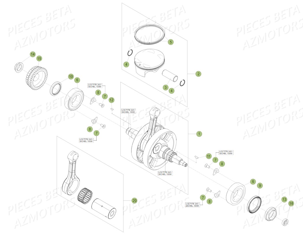 VILEBREQUIN_PISTON_NO_SERIE_100676_A_100723 BETA Pièces Beta RR 4T 350 Enduro - (2019)