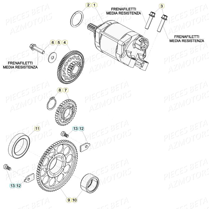 DEMARREUR BETA RR 350 4T 2020