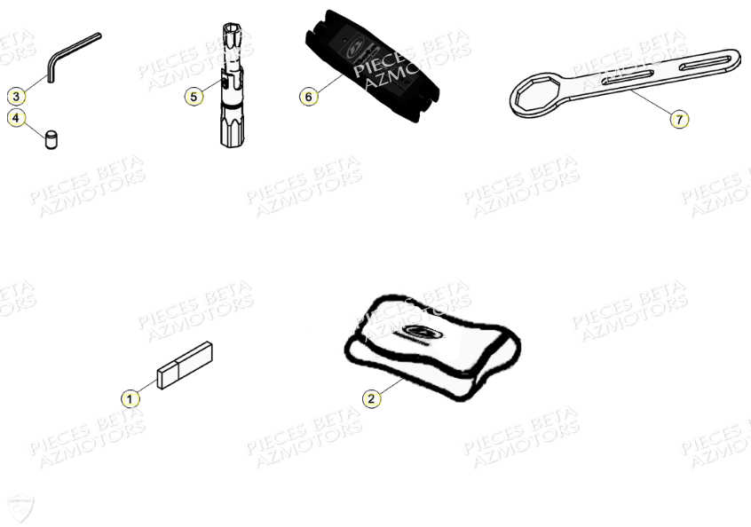 Outillage Special Trousse A Outils BETA Pièces Beta RR 4T 350 Enduro - (2021)