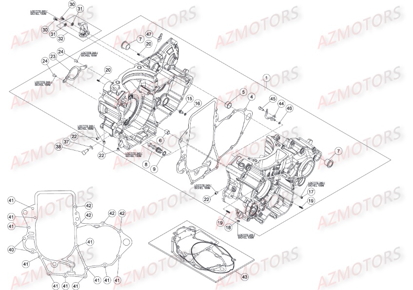 CARTER_EMBRAYAGE BETA Pièces Beta RR 4T 350 - [2016]