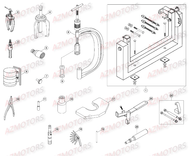 OUTILS SPECIAL BETA RR 350 4T EFI 16