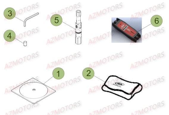 Trousse A Outils Manuel BETA Pièces Beta RR 4T 350 Enduro - 2016