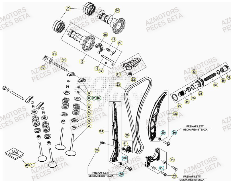 BOUCHON ARBRE COUVERCLE D EMBRAYAGE BETA pour DISTRIBUTION de RR 350 RACING 23