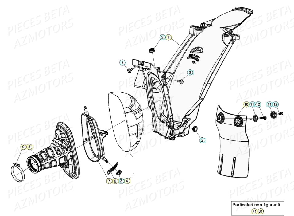 Filtre A Air BETA Pièces Beta RR 4T 390 Enduro - (2020)