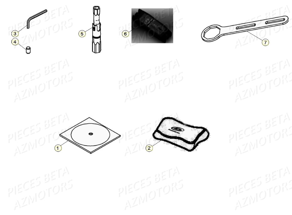 Outillages BETA Pièces Beta RR 4T 390 Enduro - (2020)