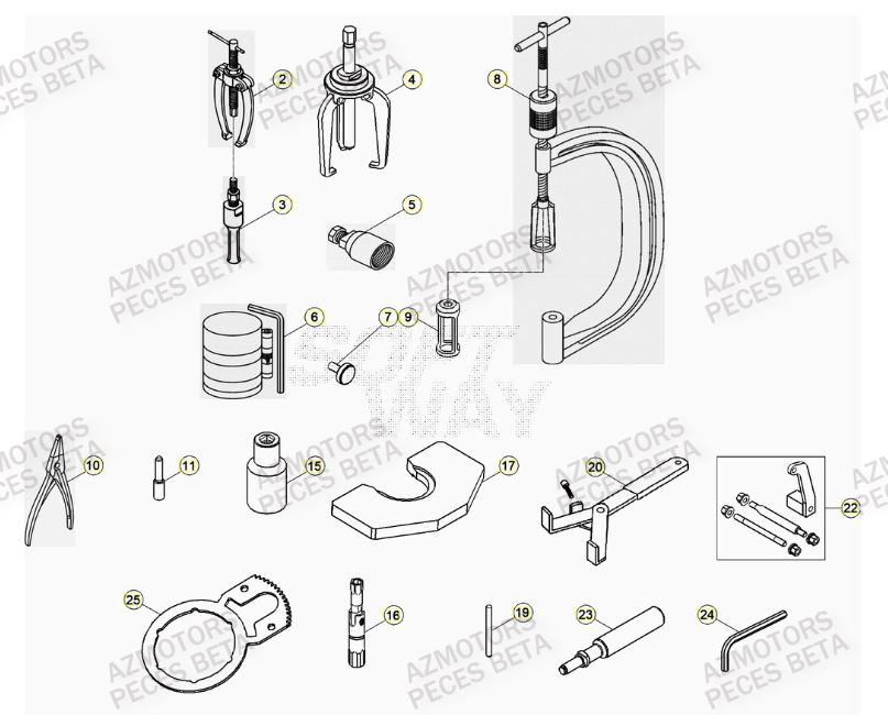 OUTILS BETA RR 390 RACING 22