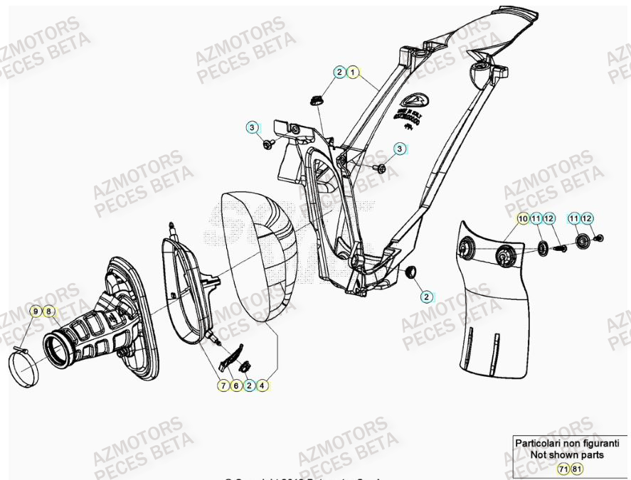 Filtre A Air BETA Pièces BETA RR 4T RACING 390 - (2023)

