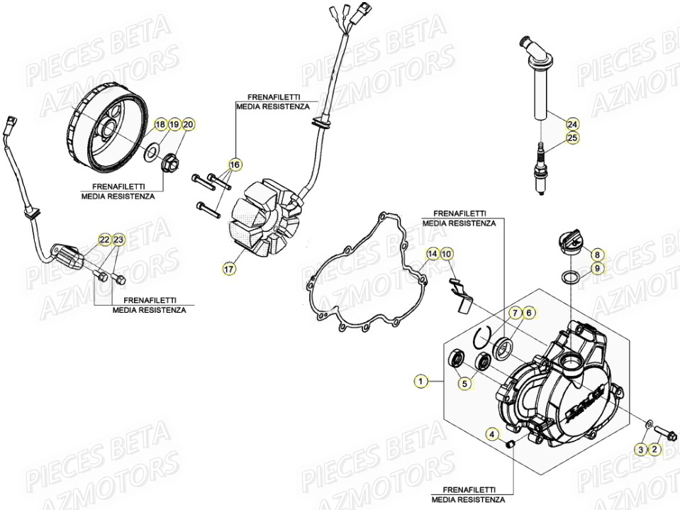 ALLUMAGE BETA Pièces Beta RR 4T 430 Enduro - (2021)