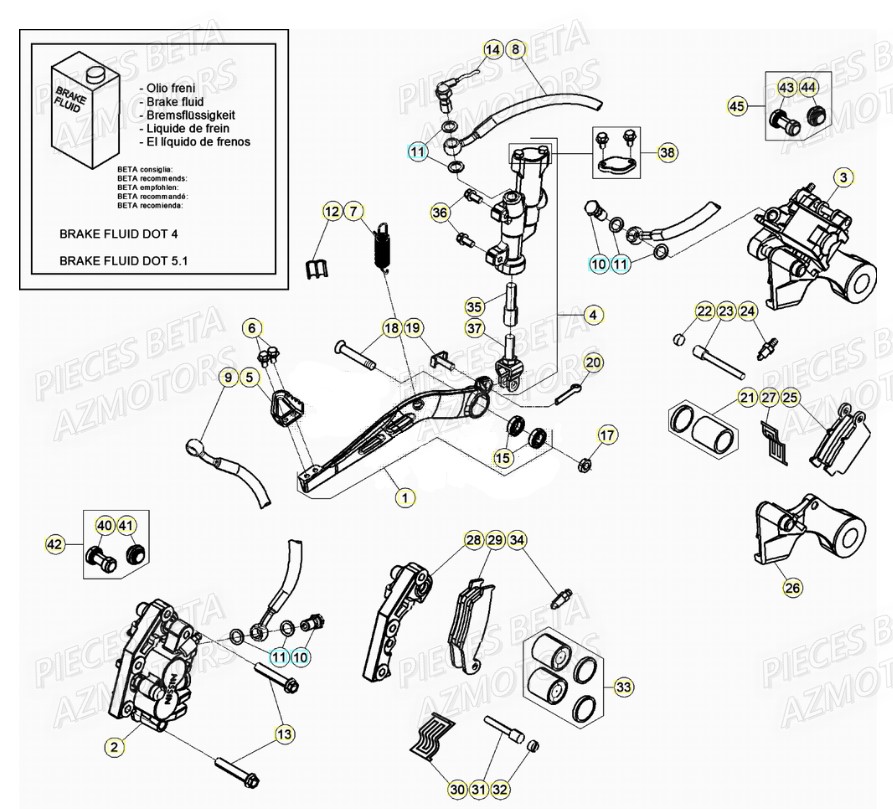 FREINS pour RR 430 4T 2021