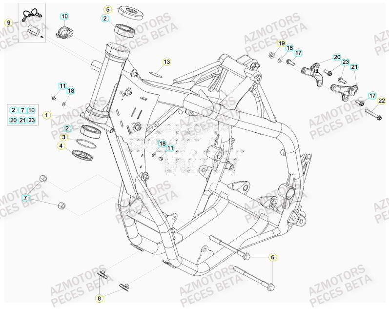 CHASSIS BETA RR 430 RACING 16