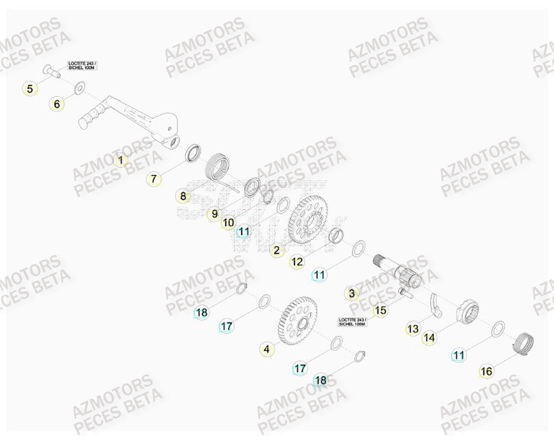 KICK STARTER BETA RR 430 RACING 16