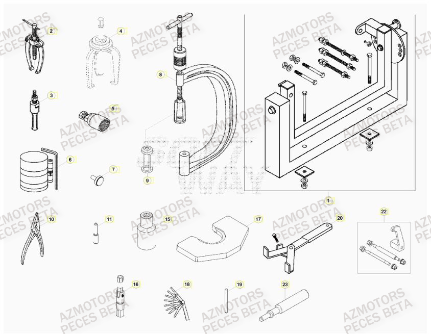 OUTILS BETA RR 430 RACING 16