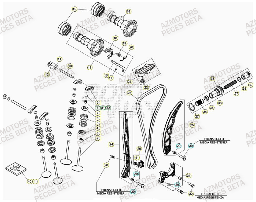 BOUCHON ARBRE COUVERCLE D EMBRAYAGE BETA pour DISTRIBUTION de RR 430 RACING 23