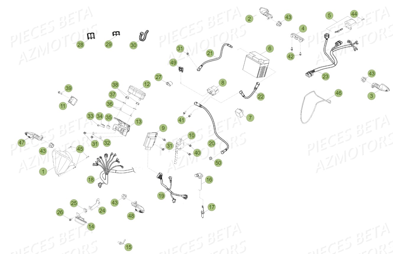 INSTALLATION_ELECTRIQUE BETA Pièces BETA RR 4T 450CC - [2010]
