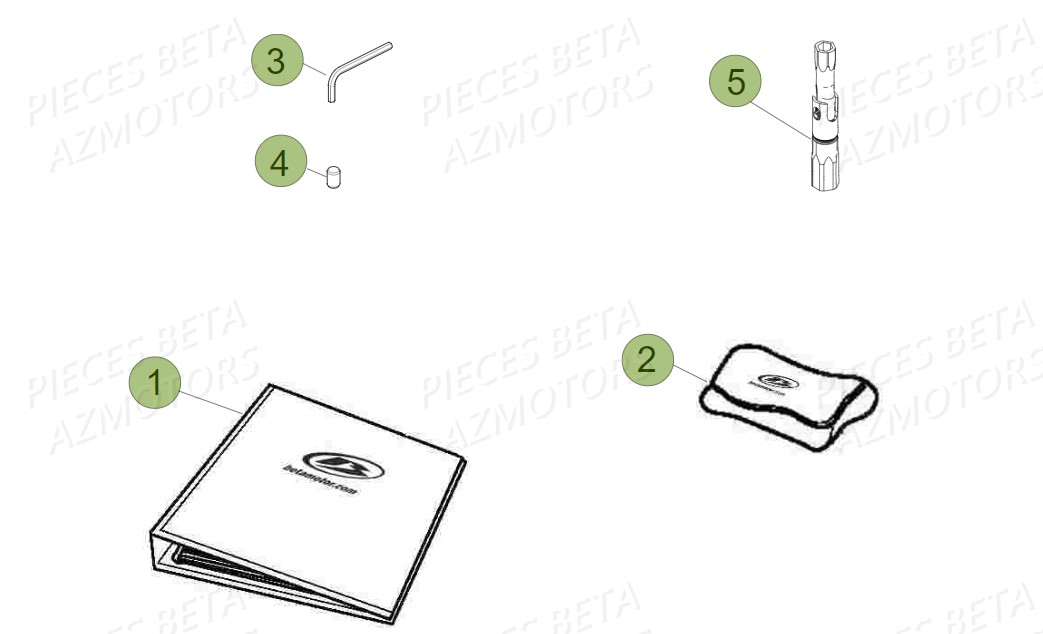 Outils Trousse BETA Pièces Beta RR 4T 450 Enduro - 2010