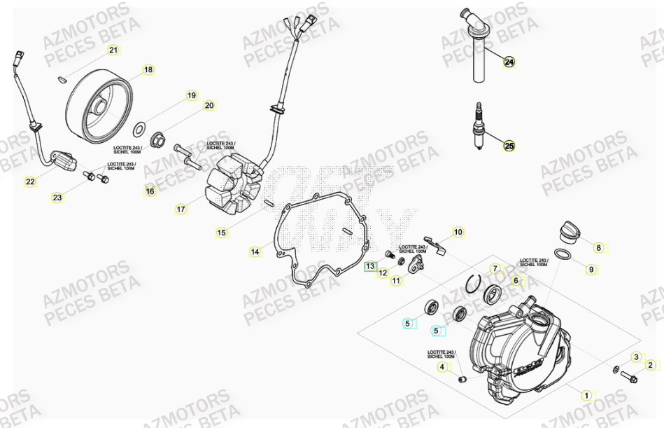 ALLUMAGE pour RR 480 RACING 16