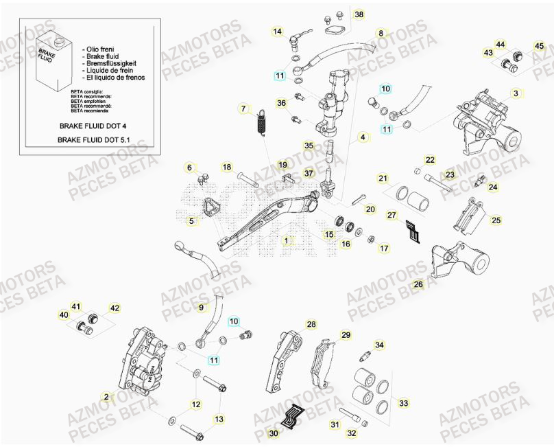 FREINS pour RR 480 RACING 16