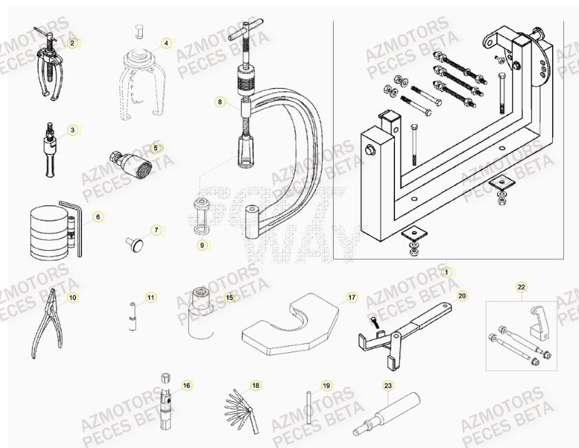 OUTILS BETA RR 480 RACING 16