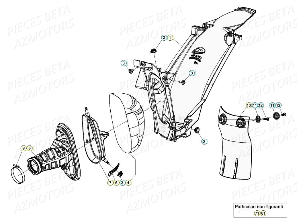 Filtre A Air BETA Pièces BETA RR 4T RACING 480 - (2020)

