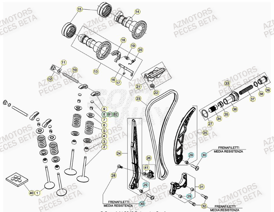 BOUCHON ARBRE COUVERCLE D EMBRAYAGE BETA pour DISTRIBUTION de RR 480 RACING 21