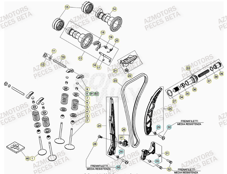 BOUCHON ARBRE COUVERCLE D EMBRAYAGE BETA pour DISTRIBUTION de RR 480 RACING 23