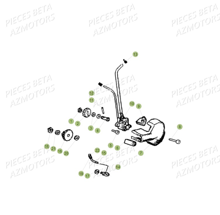 Circuit De Lubrification BETA Pièces Beta RR 50 SPORT - 2018