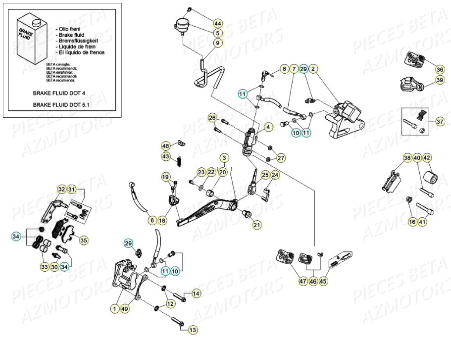 FREINS pour RR 50 SPORT 20