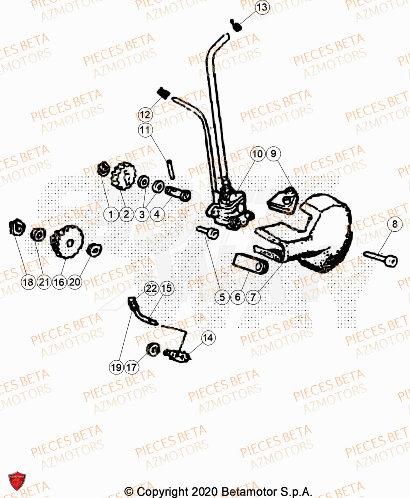 Pompe A Huile BETA Pièces Beta RR 50 SPORT - 2020