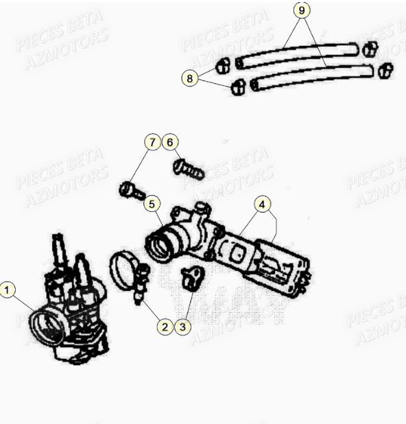 CARBURATEUR BETA RR 50 SPORT 21