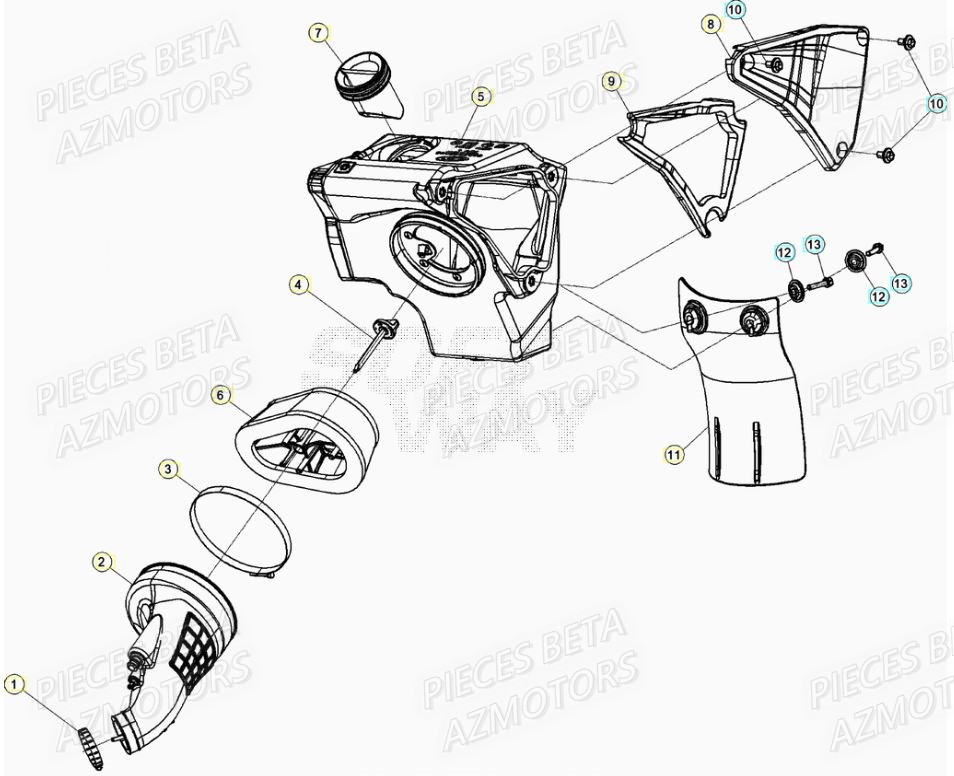 FILTRE A AIR BETA RR 50 SPORT 21