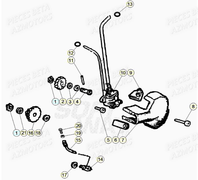Pompe A Huile BETA Pièces Beta RR 50 SPORT - 2021-2022